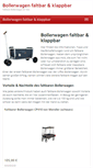 Mobile Screenshot of bollerwagen-faltbar.com